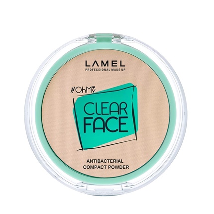 Ohmy Clear Face Powder Антибактериальная пудра Light Natural N.401, Lamel
