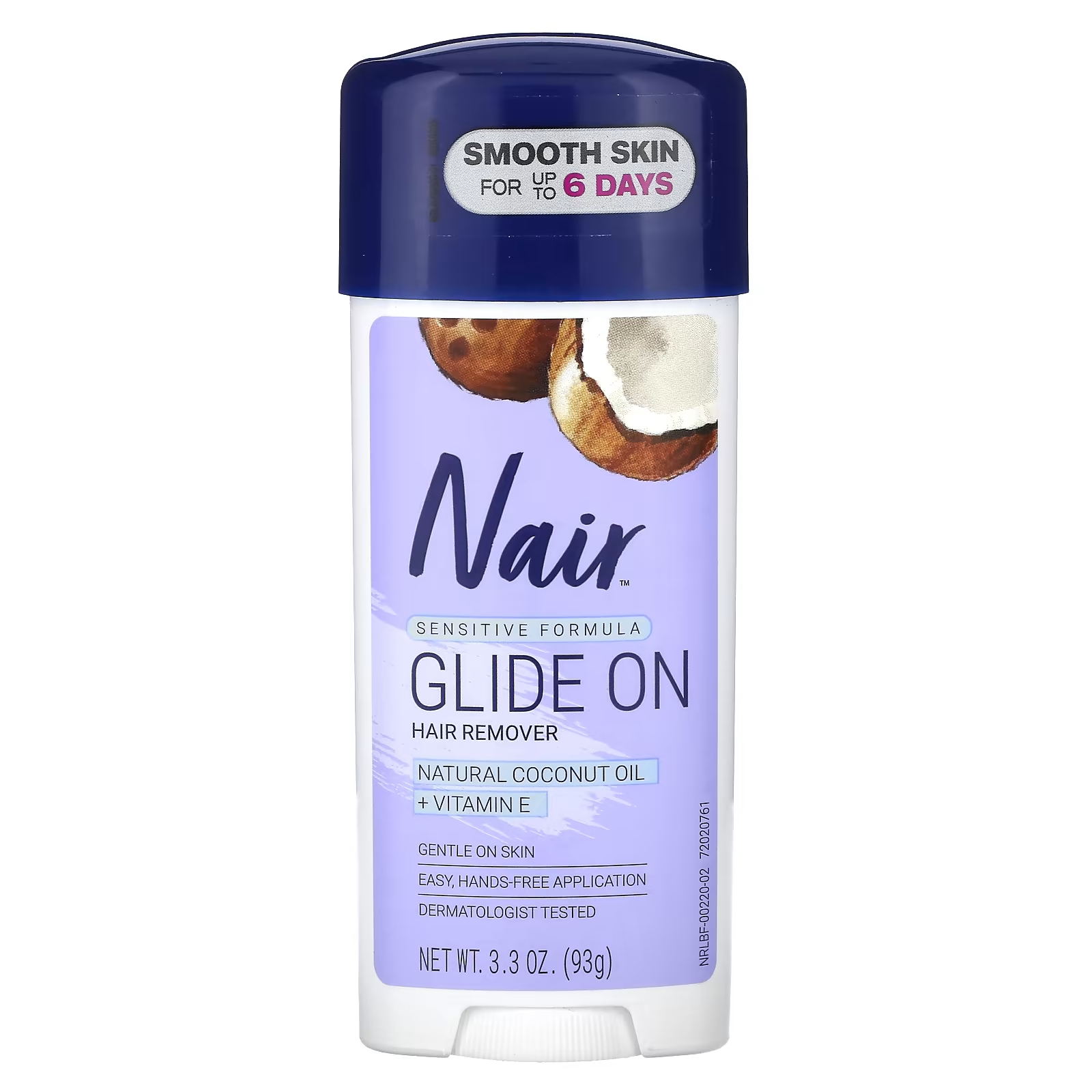 Средство для удаления волос Nair Glide On Sensitive Formula, 93 г nair средство для удаления волос glide on формула для чувствительной кожи 93 г 3 3 унции