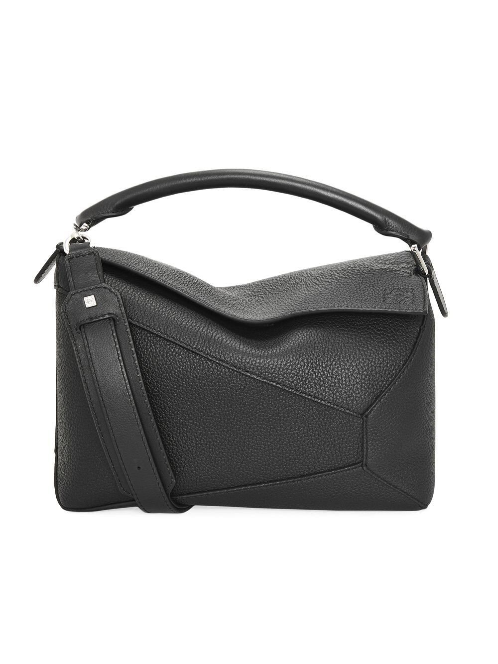 

Кожаная сумка через плечо Puzzle Edge Loewe, черный