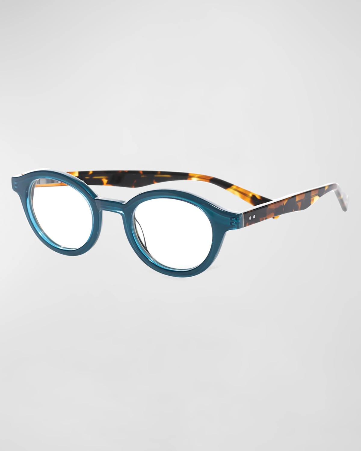 

Очки для чтения TV Party Round Two-Tone Readers, Blue/Tortoise Eyebobs, цвет Blue/Brown Tort