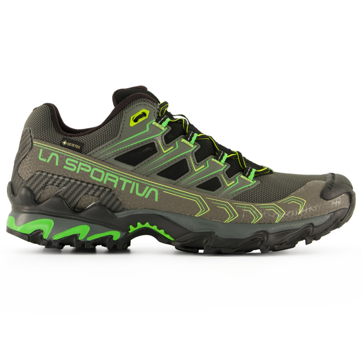 Кроссовки для бега по пересеченной местности La Sportiva Ultra Raptor II GTX, цвет Metal/Flash Green