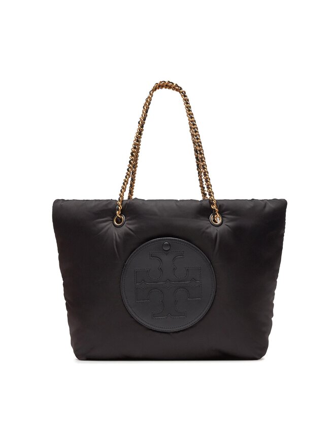 

Классическая сумка Ella Puffy Chain Tote Tory Burch, черный