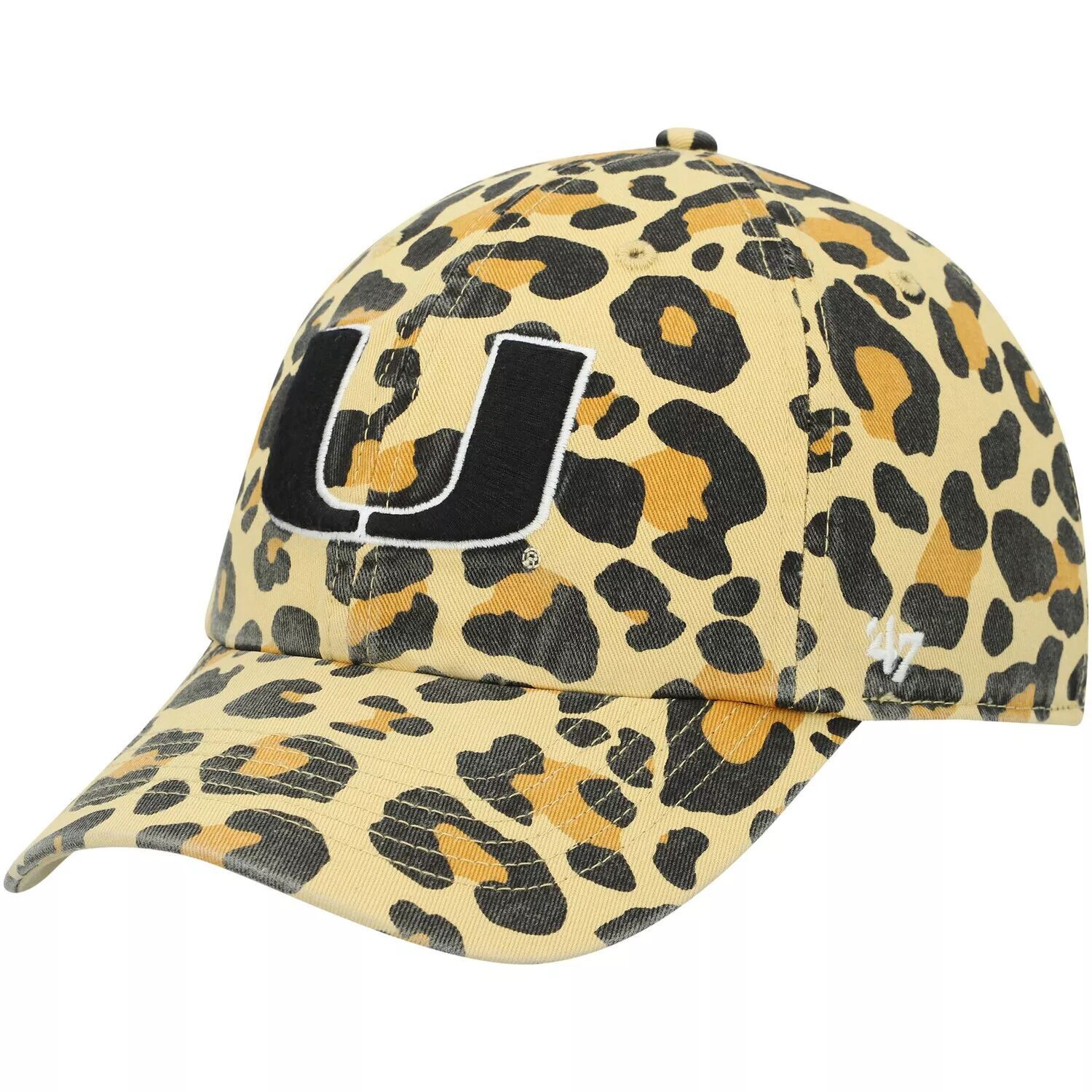 

Женская регулируемая шляпа '47 Gold Miami Hurricanes Bagheera Clean Up