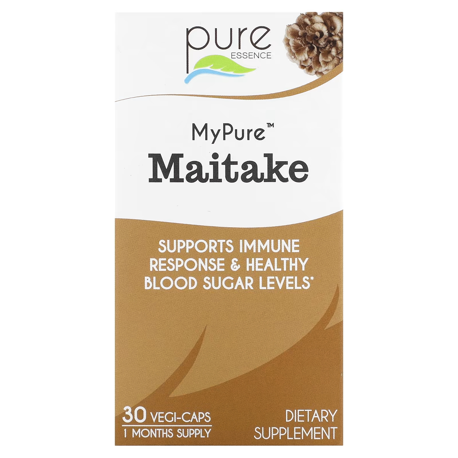 цена Пищевая добавка Pure Essence MyPure Maitake, 30 капсул
