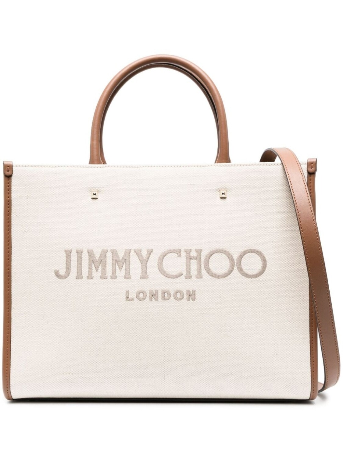 

Jimmy Choo сумка-тоут Varenne среднего размера, нейтральный цвет