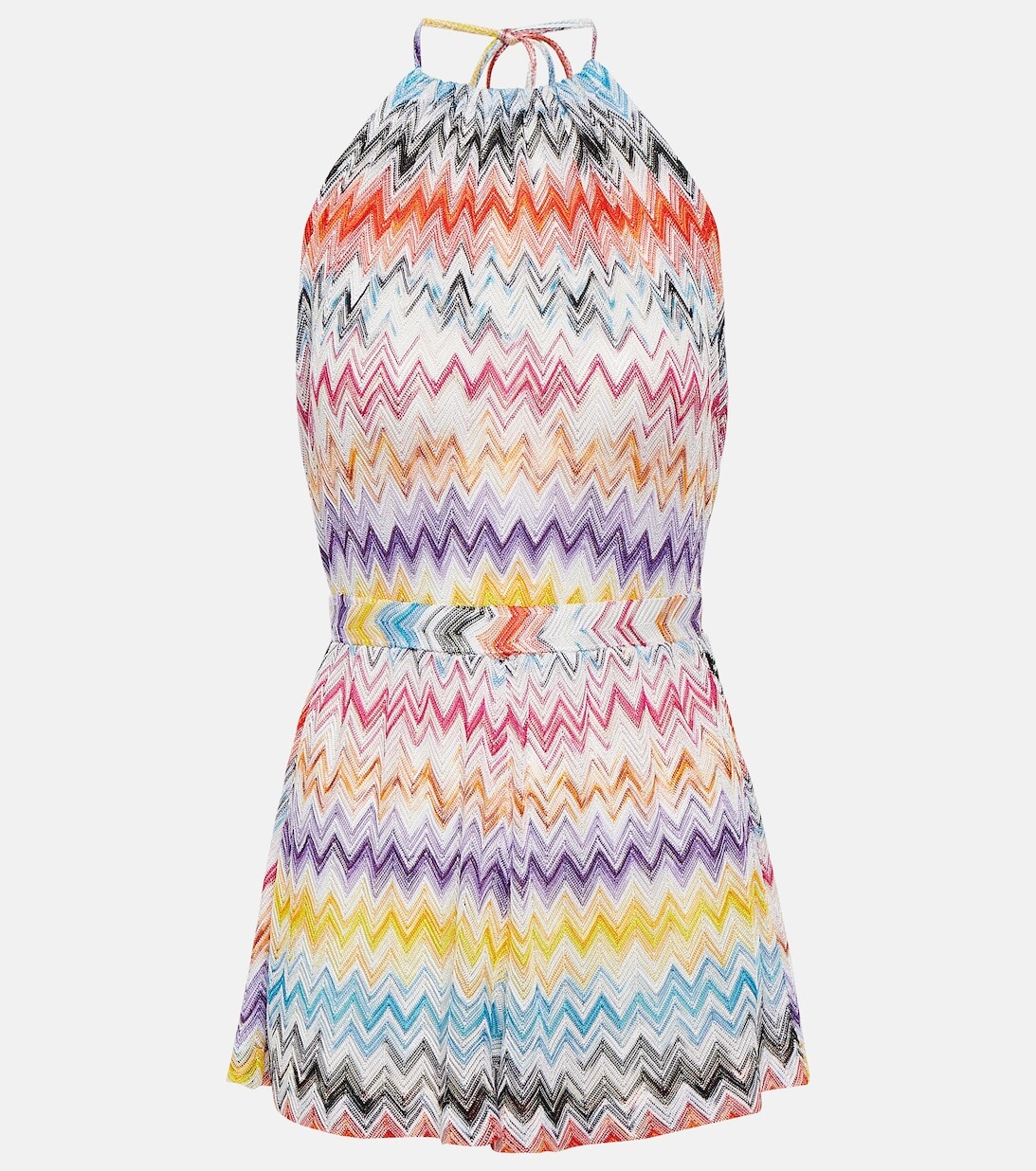 

Комбинезон с вырезом халтер и зигзагом Missoni, разноцветный