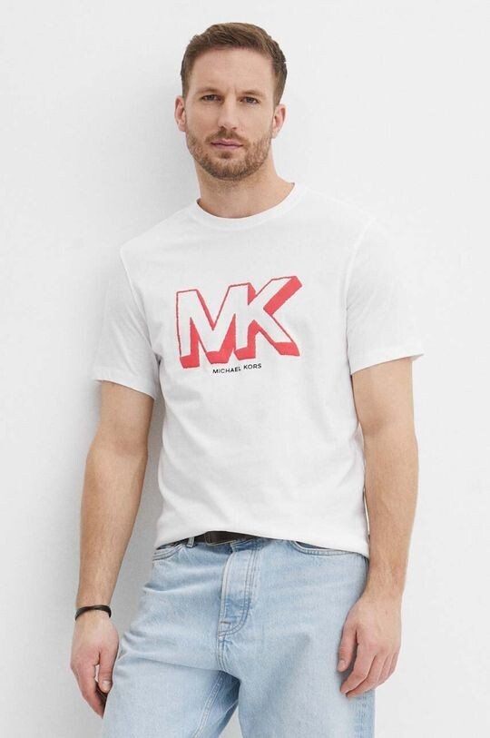 

Хлопковая футболка Michael Kors, белый