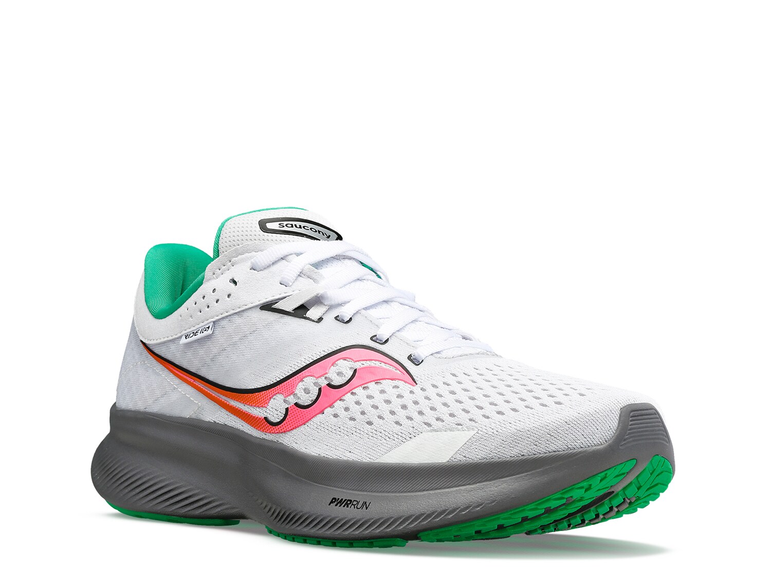 

Кроссовки Saucony Ride 16, белый/зеленый