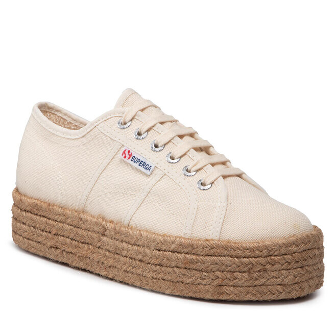 

Туфли на танкетке Superga Rope, бежевый