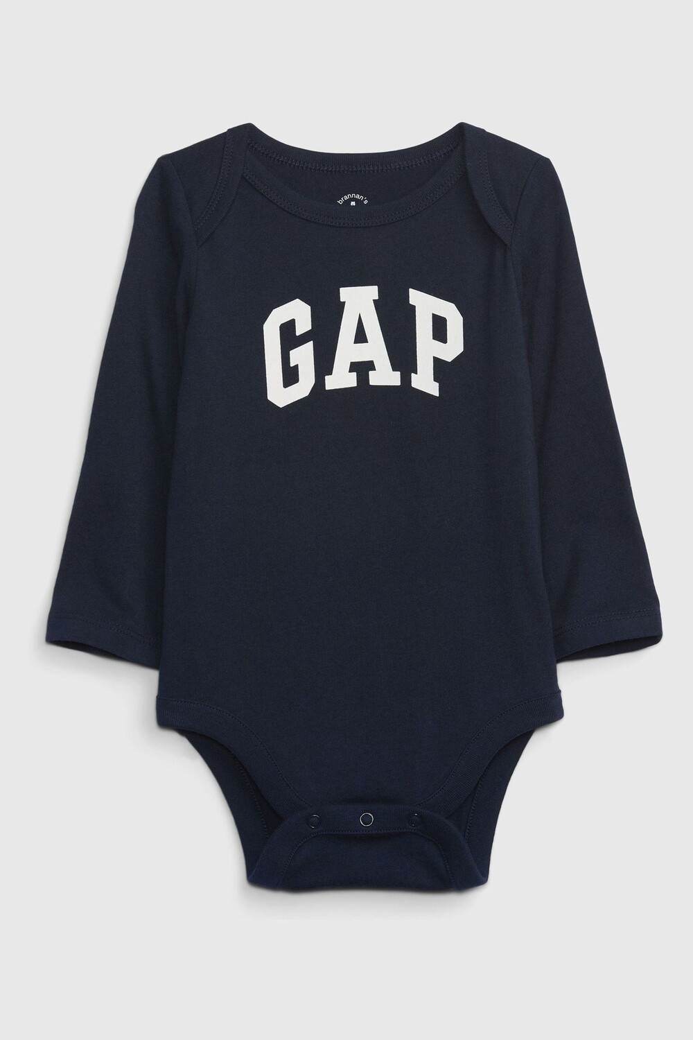 

Детское боди с длинными рукавами и логотипом Gap, синий