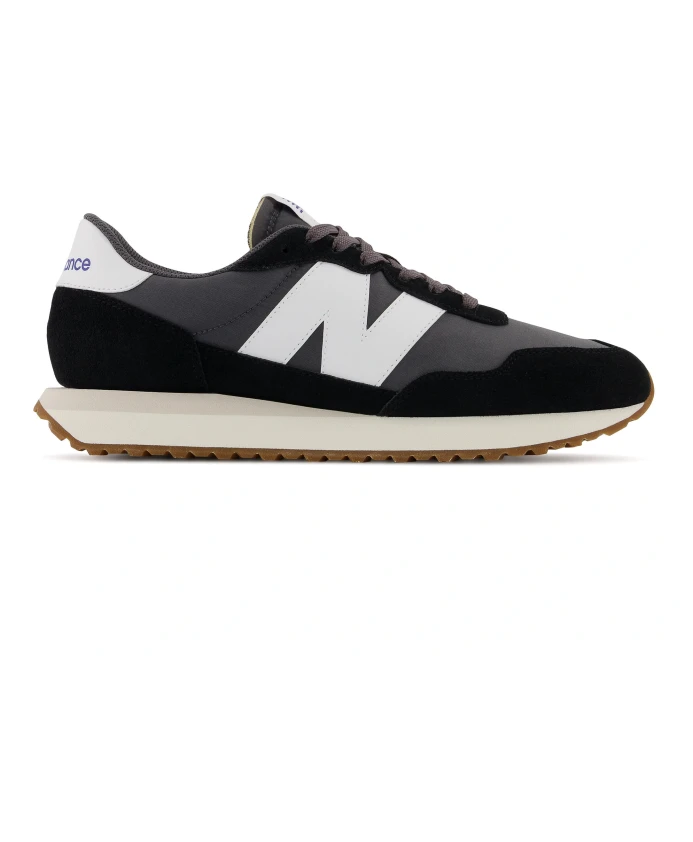 

Кроссовки из замши с сеткой New Balance, черный