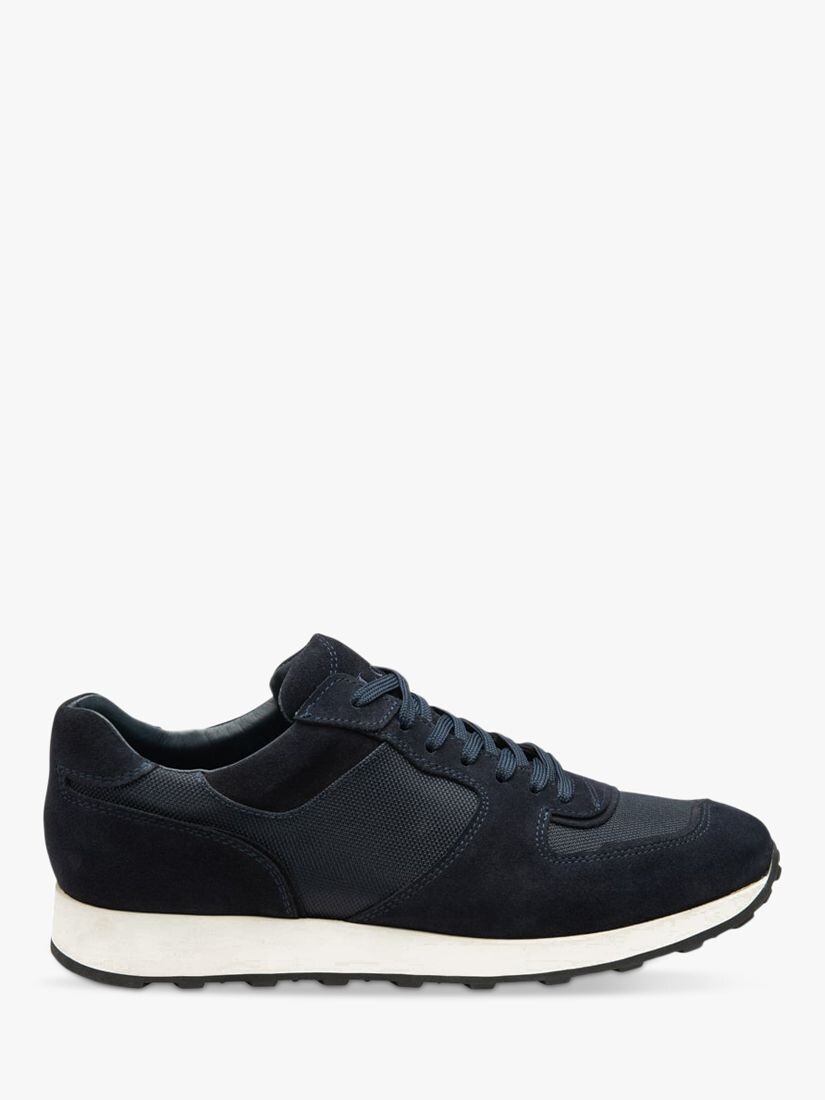 

Кроссовки Foster из замши и парусины Loake, синий