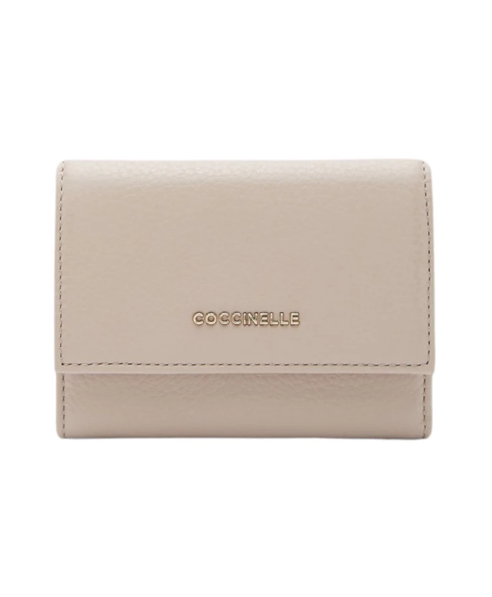 

Мягкий кошелек металлик. Coccinelle, розовый