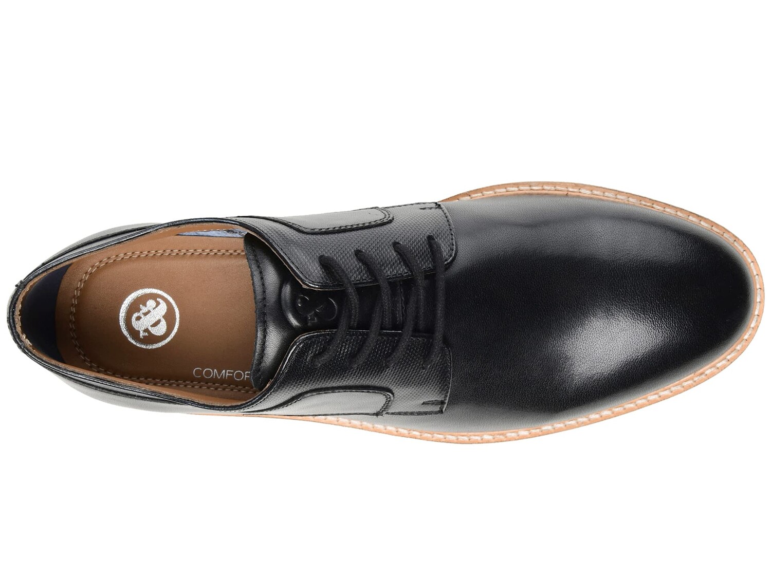 

Оксфорды Thomas & Vine Glover Plain Toe Derby, черный