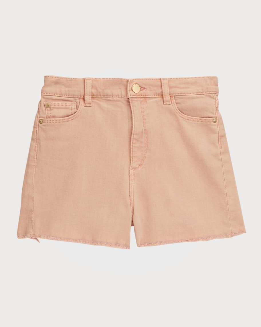 

Шорты с завышенной талией для девочек Lucy с бахромой, размер 7–16 DL1961 Premium Denim