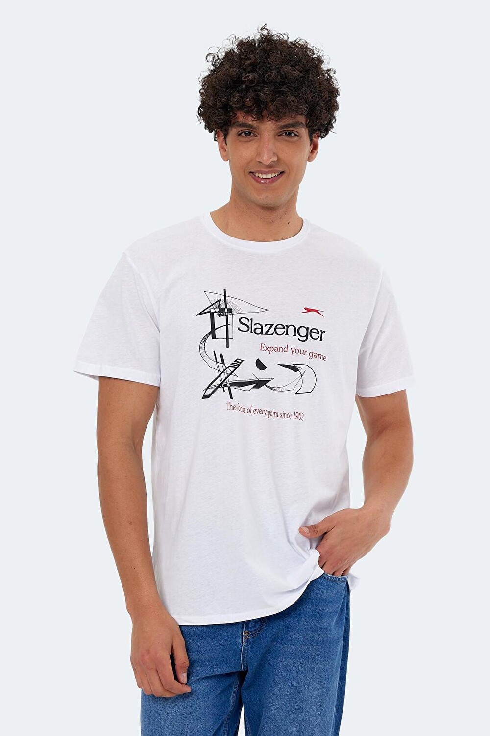 

Футболка мужская KARNEN OVER белая SLAZENGER, Белый