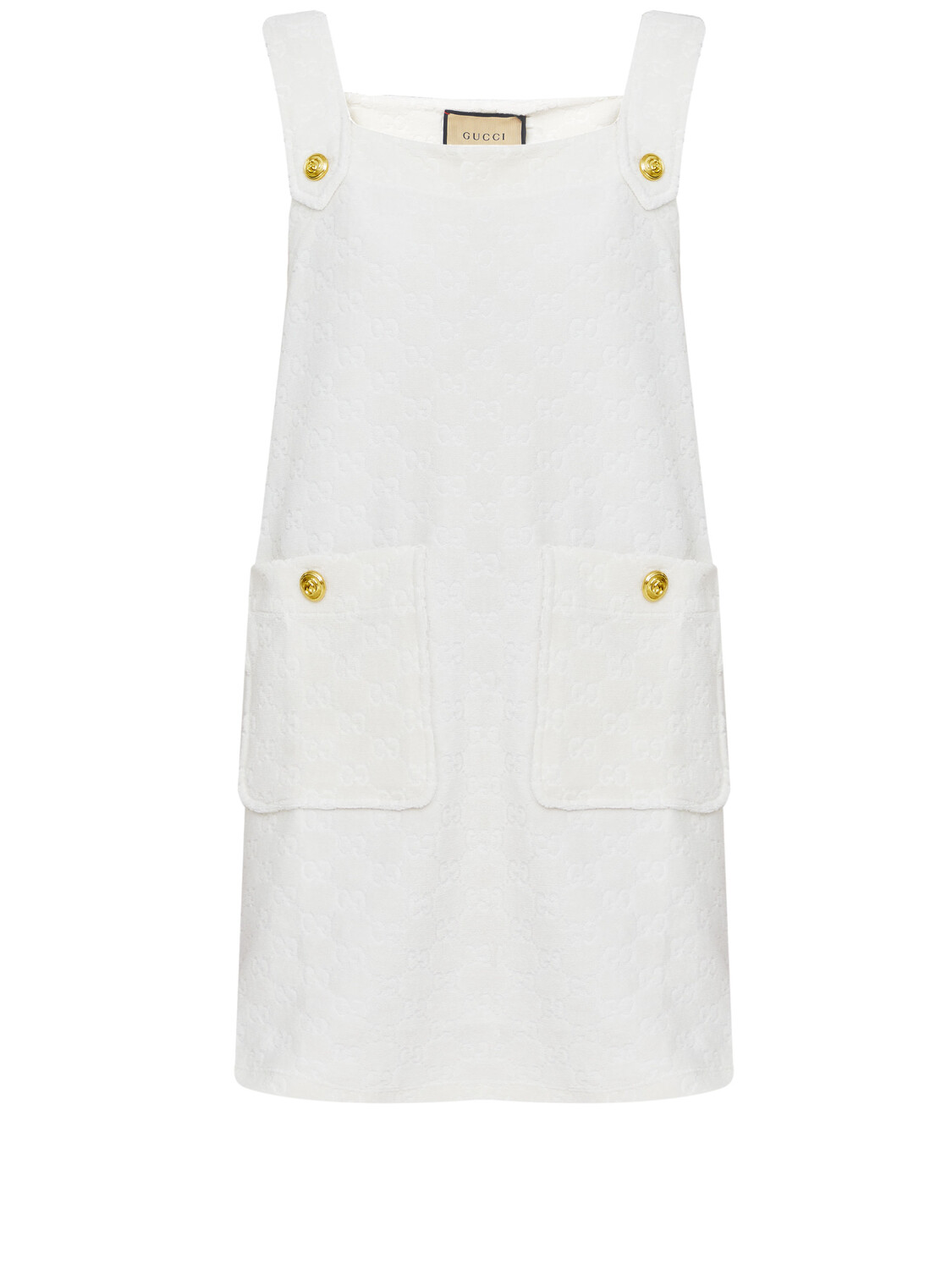

Платье Gucci GG terrycloth mini, белый