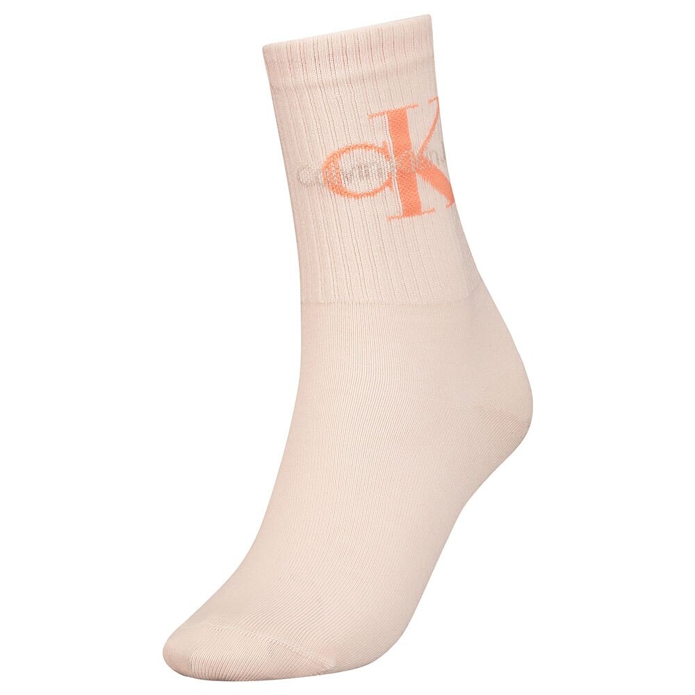 

Носки Calvin Klein Rib Crew, бежевый