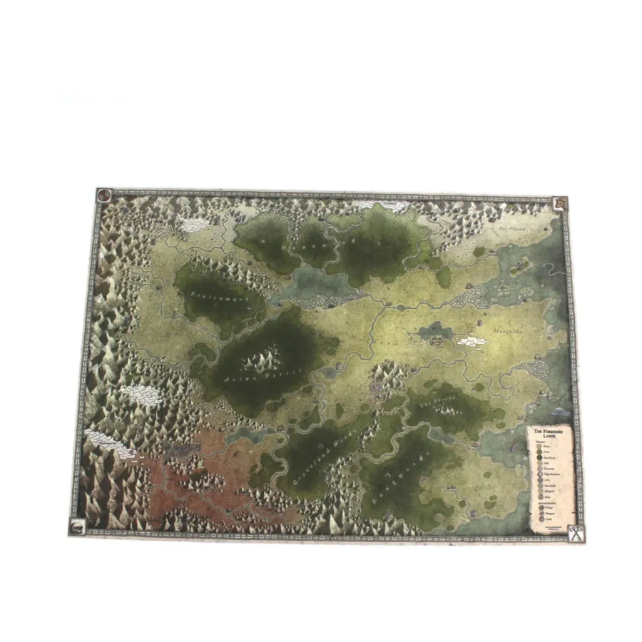

Запретные земли - Бархатная карта Проклятого мира А3, Dice Trays & Accessories (All Rolled Up)