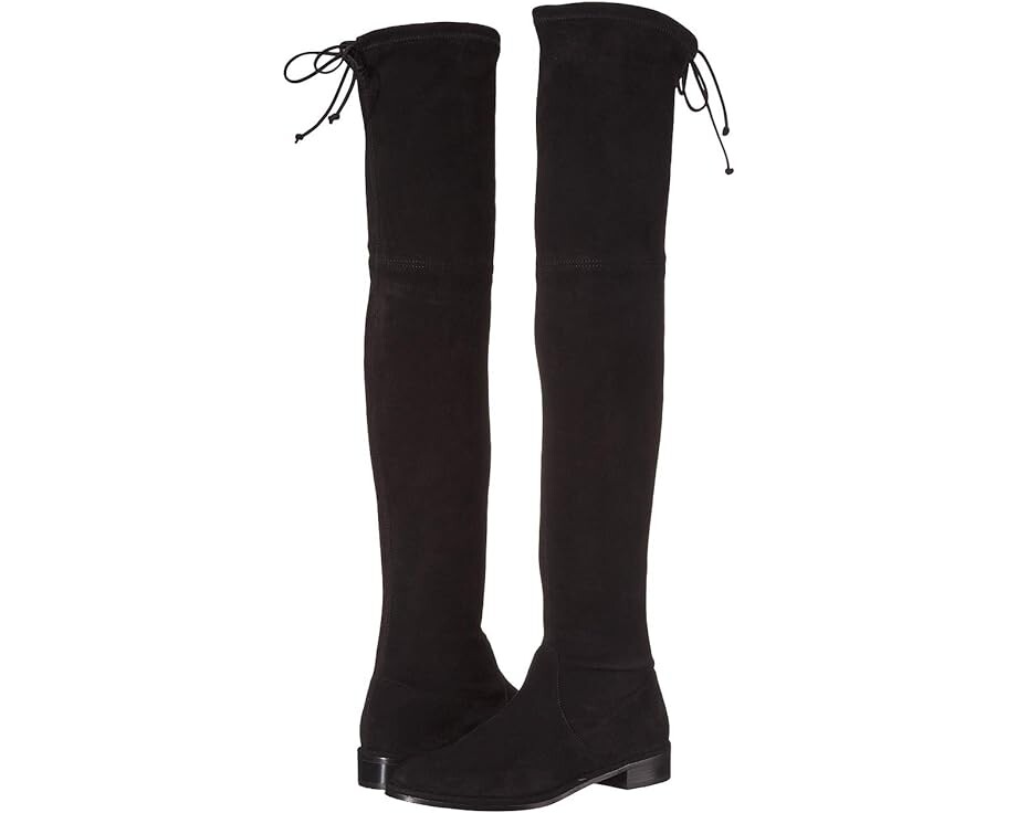 

Ботинки Stuart Weitzman Lowland Over the Knee Boot, цвет Black Suede Stretch