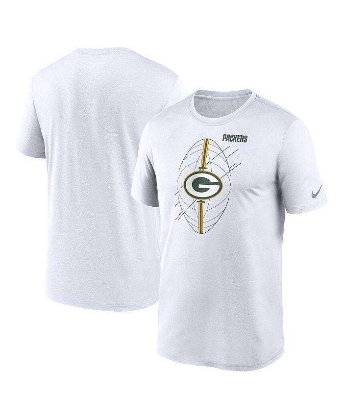 

Мужская белая зеленая футболка Bay Packers Legend Icon Performance Nike, белый