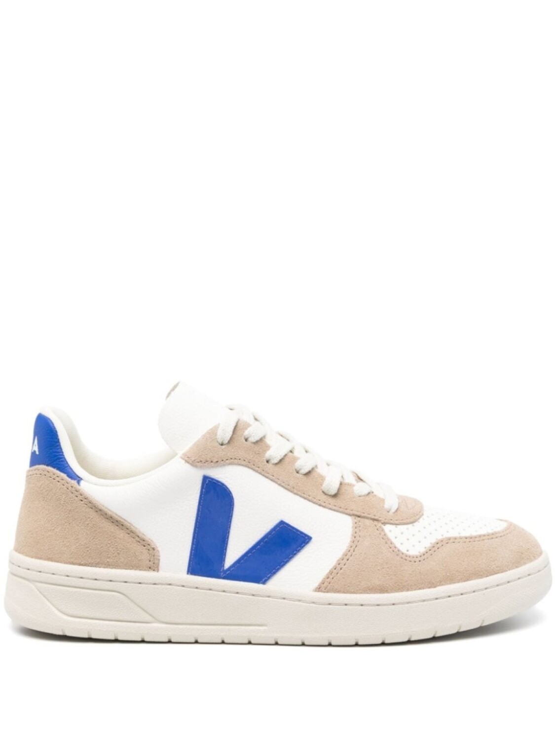 

Кроссовки Veja V-10 ChromeFree, белый/бежевый/синий