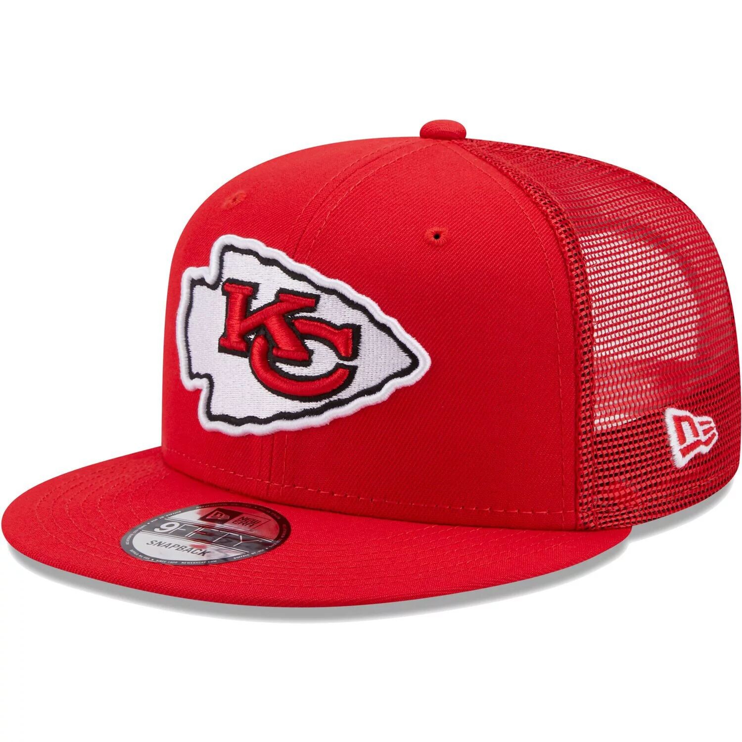 

Мужская красная мужская кепка New Era Kansas City Chiefs Classic Trucker 9FIFTY Snapback