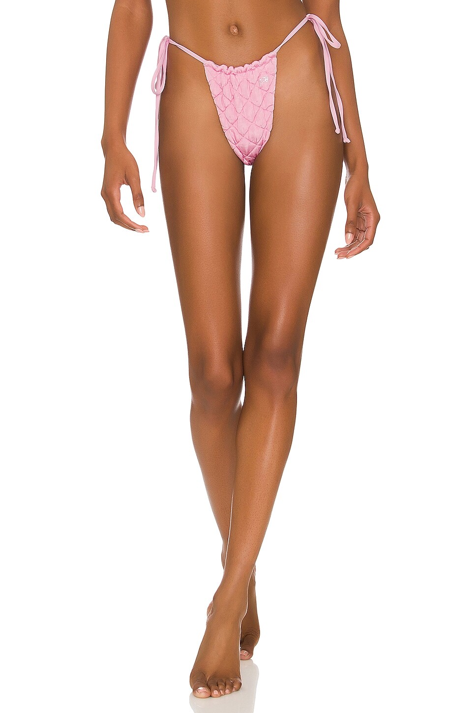 

Плавки бикини Frankies Bikinis Tia Puff, цвет Baby Pink