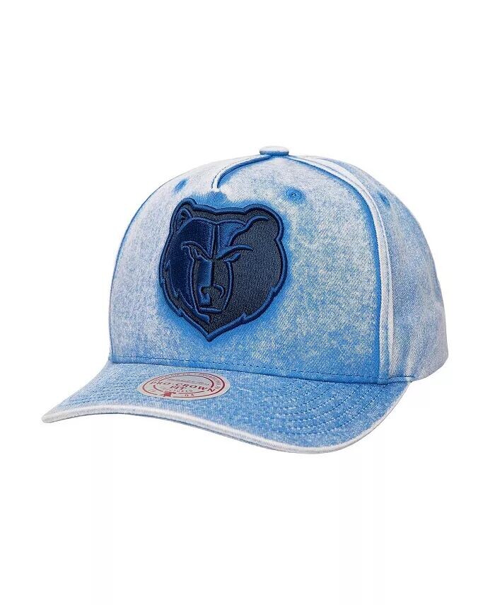 

Мужская синяя бейсболка Snapback с логотипом Memphis Grizzlies в тон Mitchell & Ness, синий