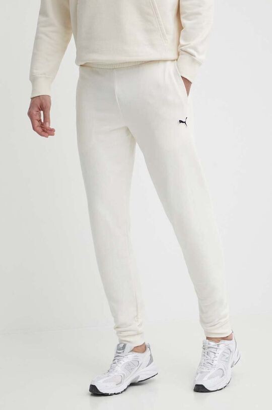 Хлопковые спортивные брюки Better Essentials Puma, бежевый