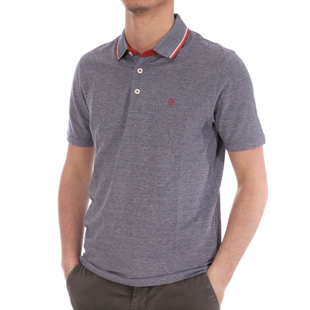 

Поло с коротким рукавом Jack & Jones Paulos Play Blu, серый