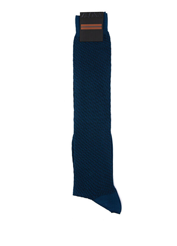 

Мужские носки с рисунком Zegna, синий