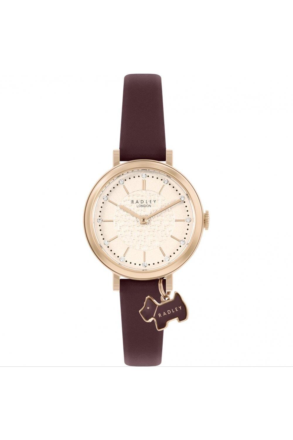 

Модные аналоговые кварцевые часы - Ry21504 Radley, желтый