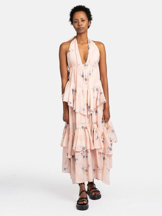 

Время остановки платья Free People, розовый