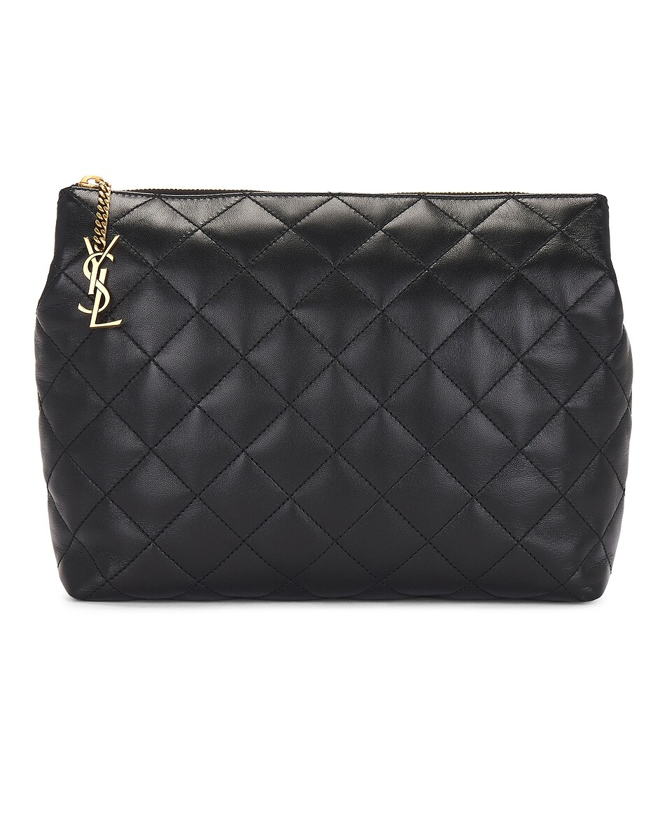 

Большая косметичка Saint Laurent, цвет Nero