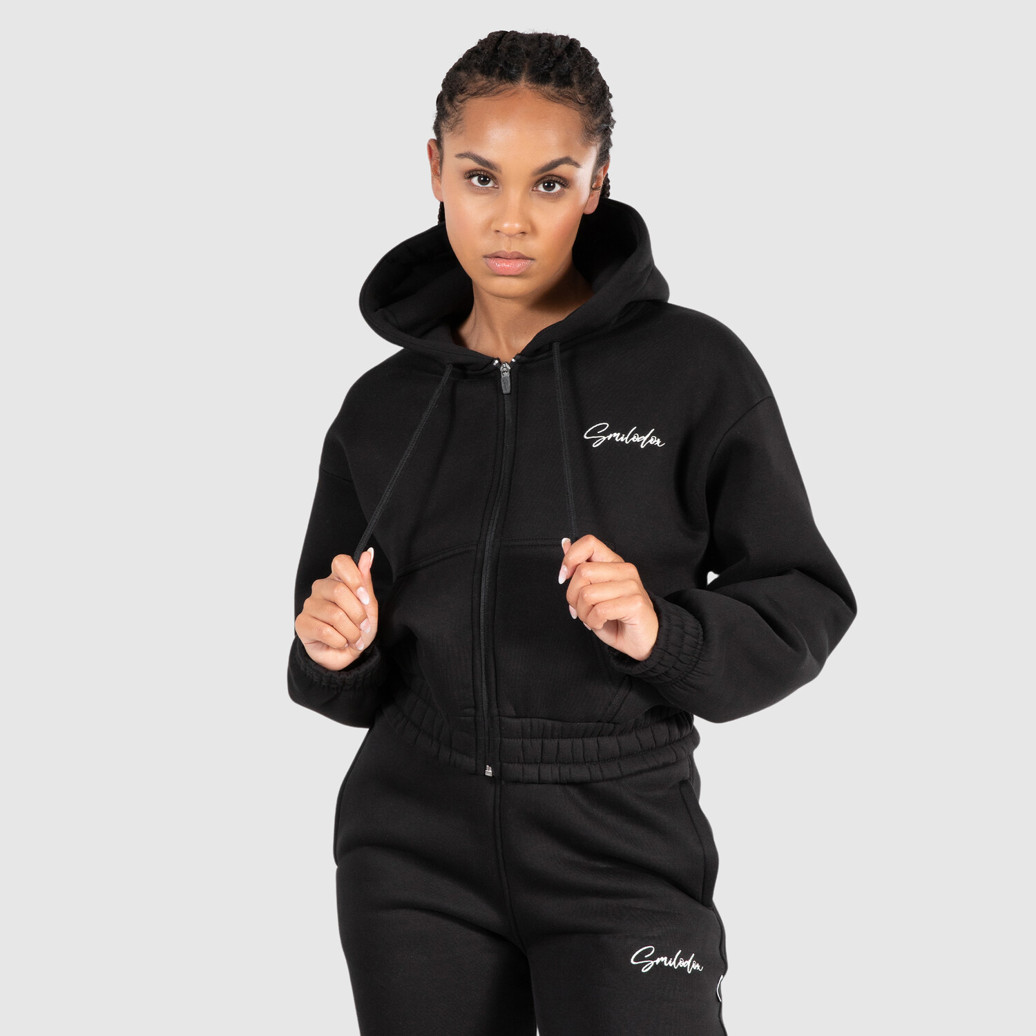 

Спортивная куртка SMILODOX Zip Hoodie Eleen, черный
