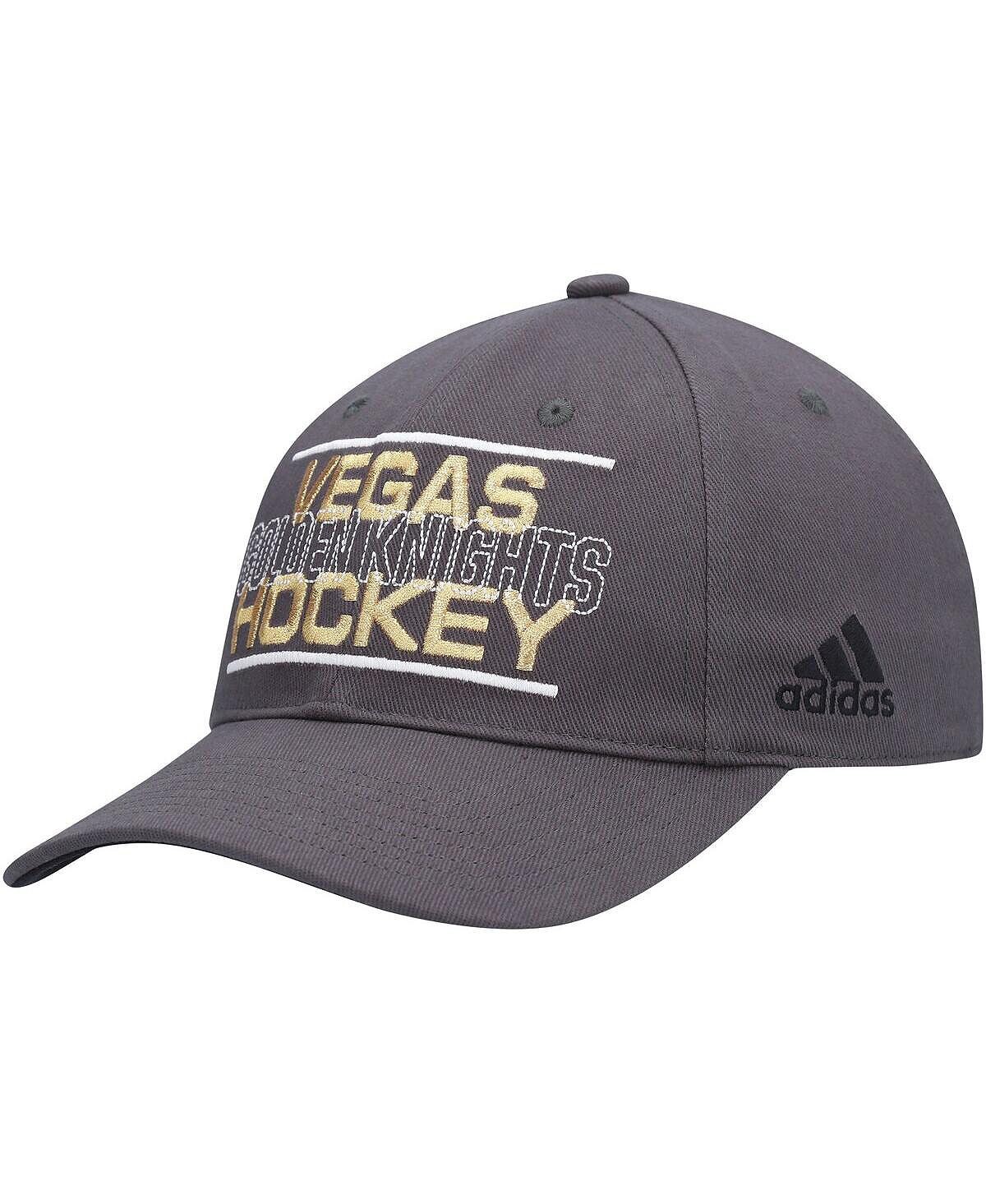

Мужская серая гибкая шляпа с напуском Vegas Golden Knights adidas