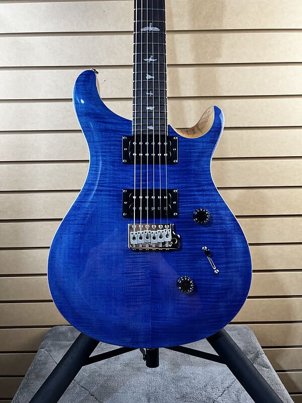 

Электрогитара PRS SE Custom 24 Electric Guitar - Faded Blue w/Gig Bag & PLEK*D #986
