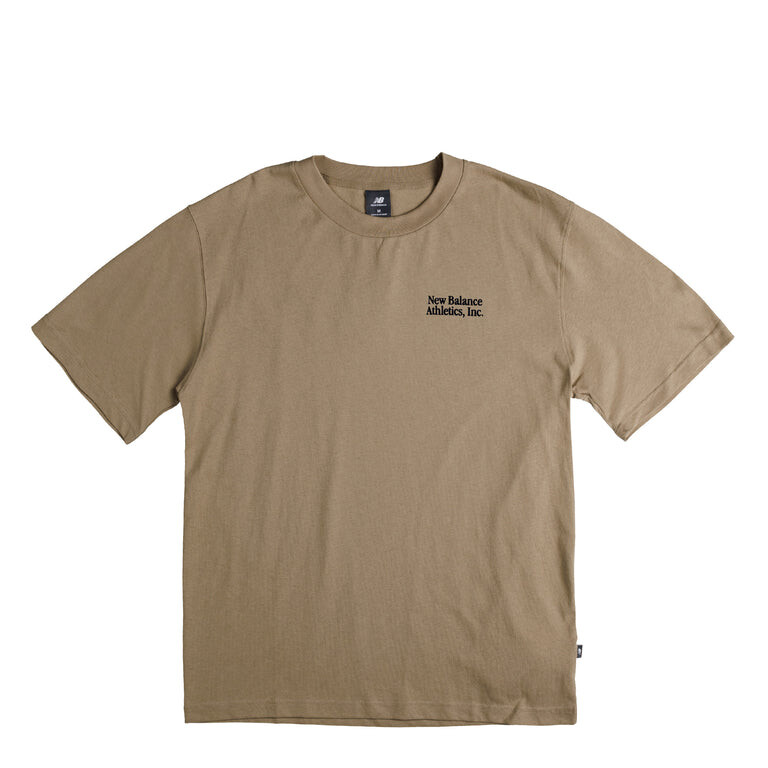 

Футболка Athletics Flocked Relaxed T-Shirt New Balance, цвет stoneware