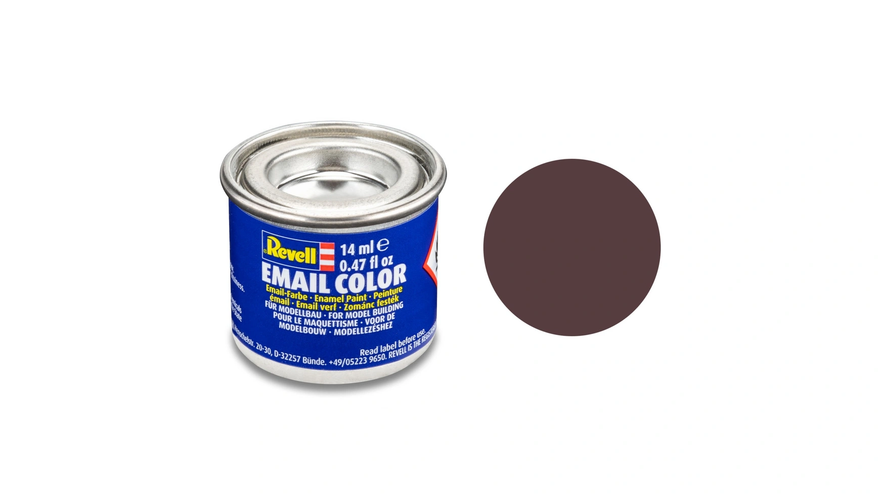 Revell Email Color Leather Brown, матовый, 14 мл, RAL 8027