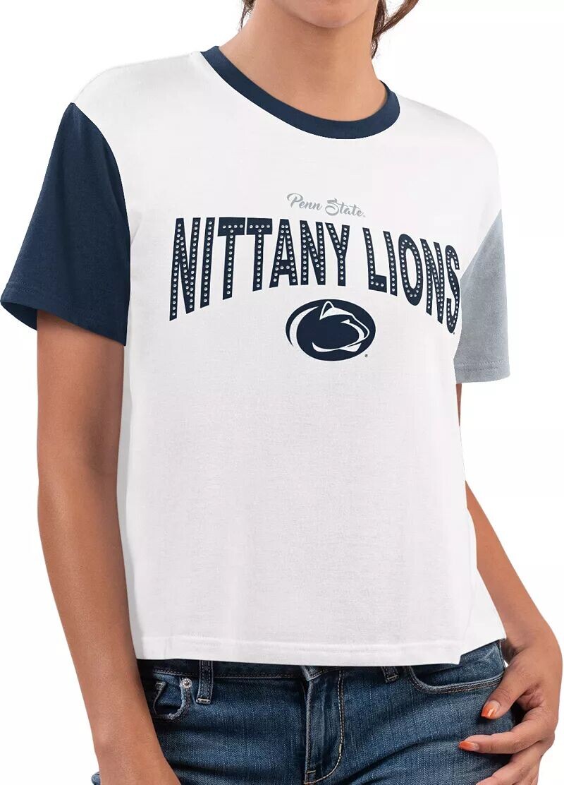 

Женская белая футболка для спринта G-III for Her Penn State Nittany Lions