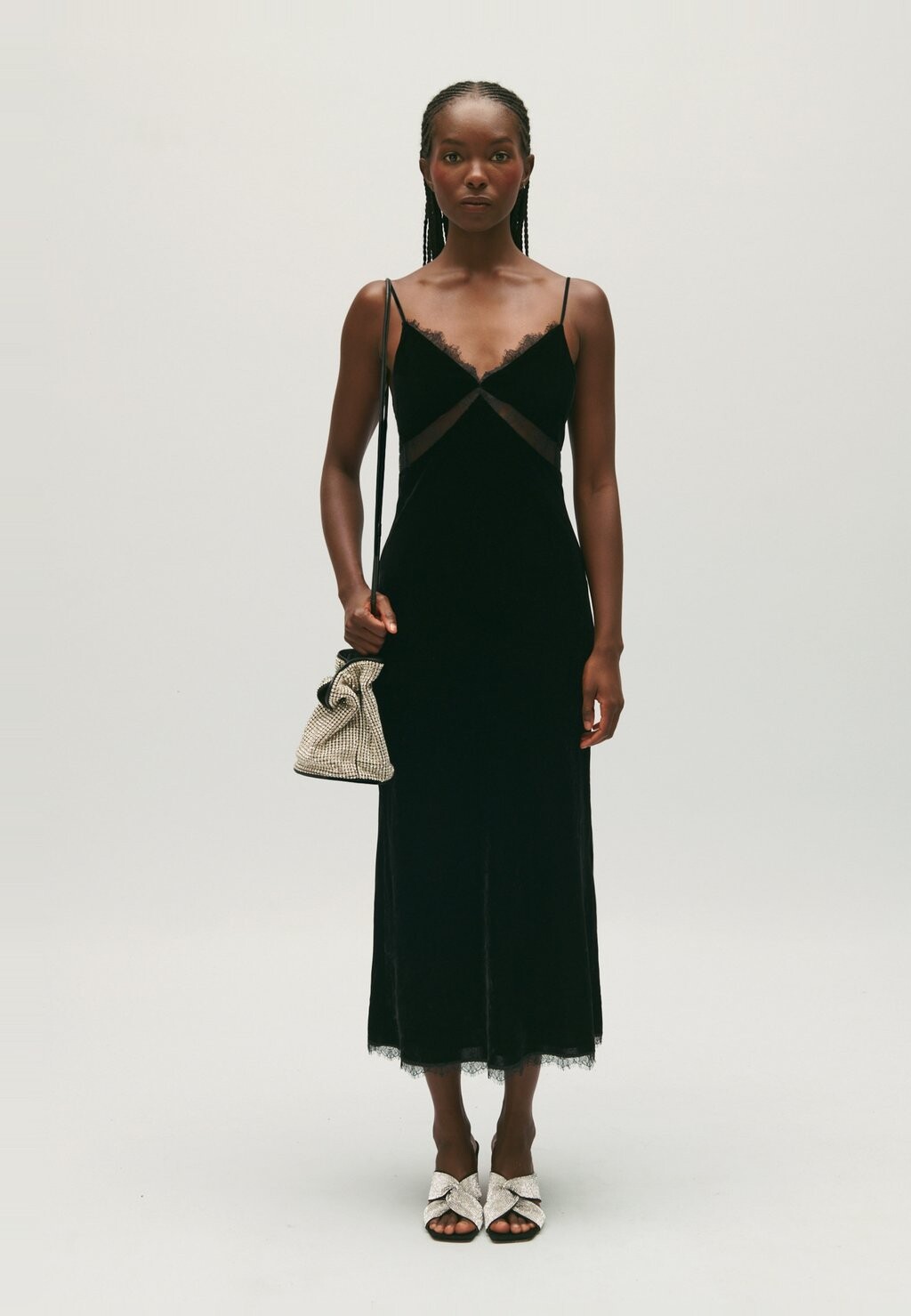 

Платье летнее Robe Midi Claudie Pierlot, цвет noir