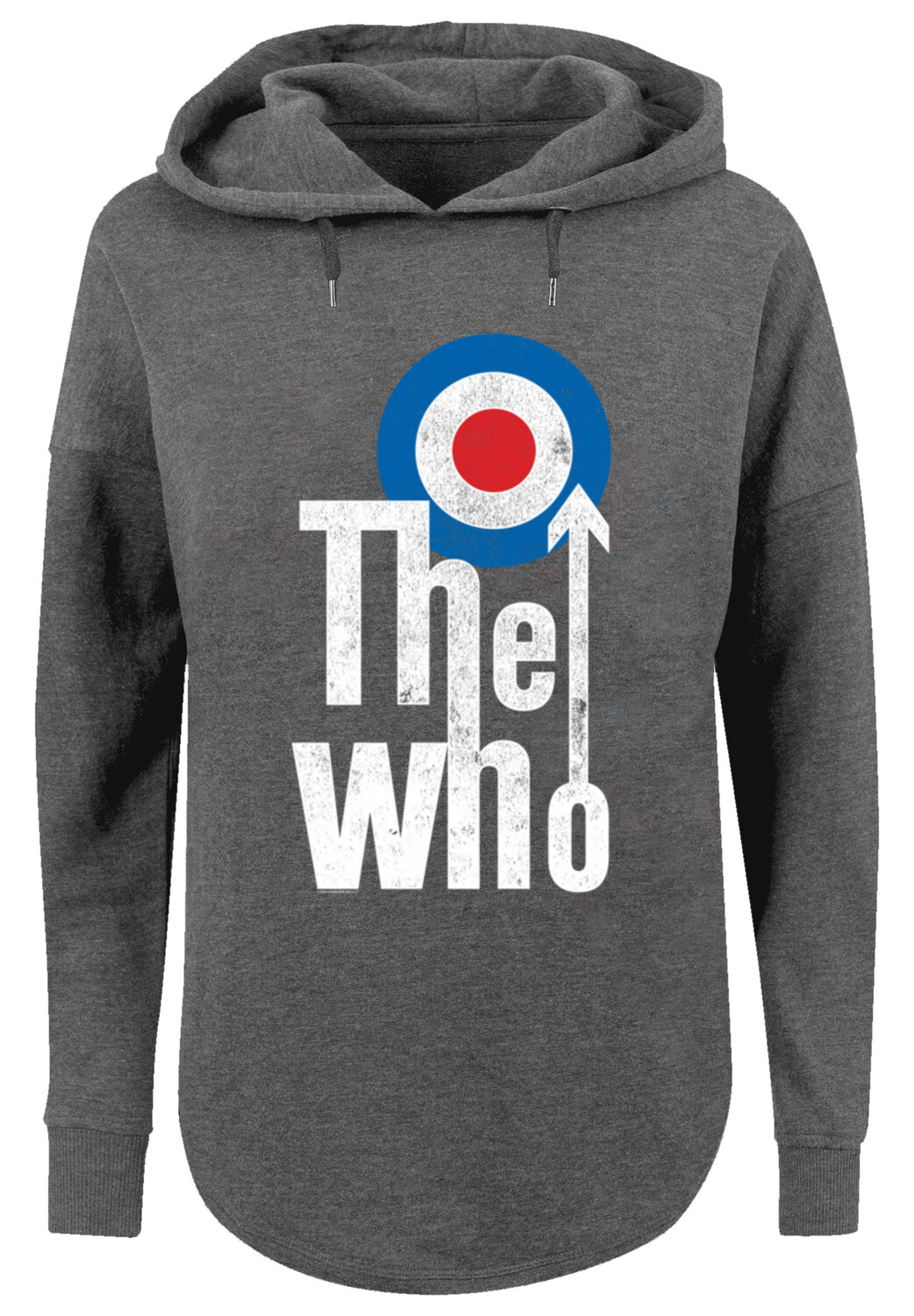 

Свитер F4NT4STIC Oversize Hoodie The Who Rock Band, цвет charcoal