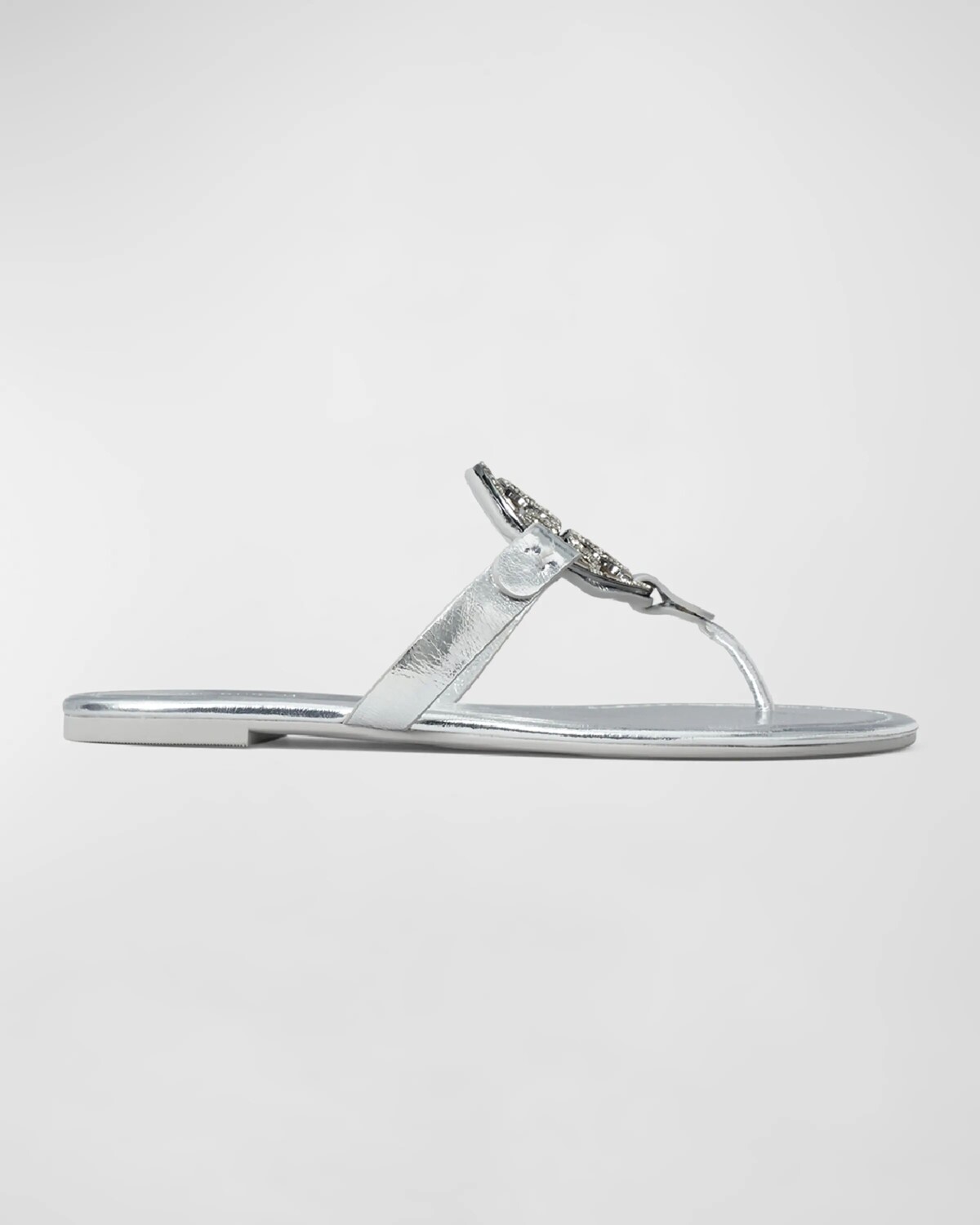 

Сандалии Miller с деко-стрингами Tory Burch, серебряный