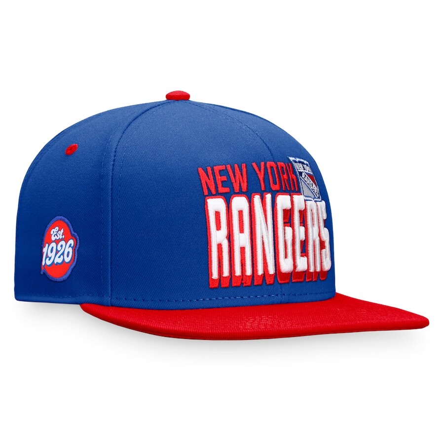 

Бейсболка Fanatics Branded New York Rangers, синий