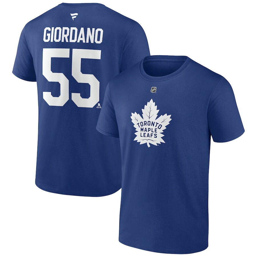 

Футболка с коротким рукавом Fanatics Branded Toronto Maple Leafs, синий