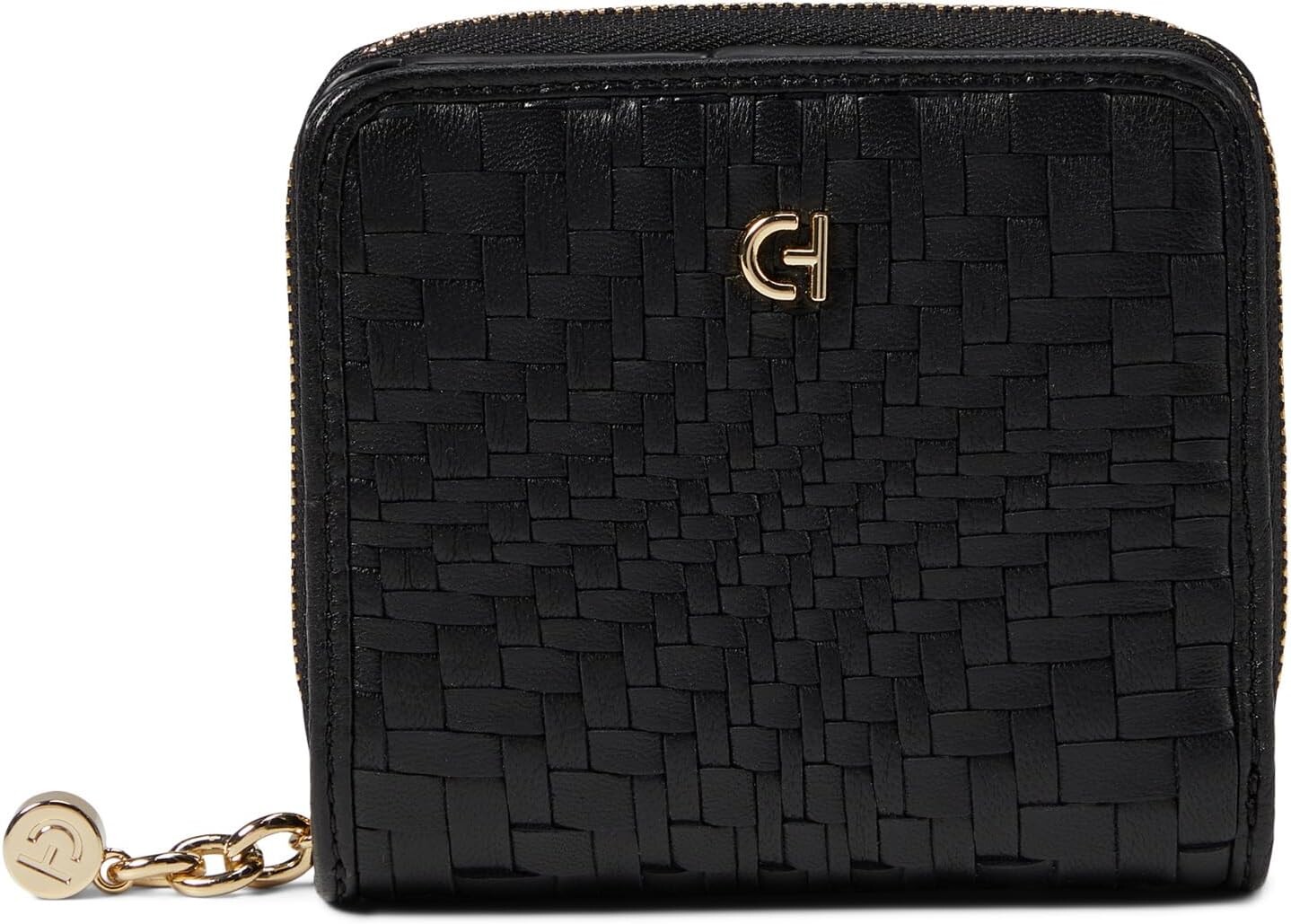 

Кошелек Genevieve Weave Essential Cole Haan, цвет Black Woven