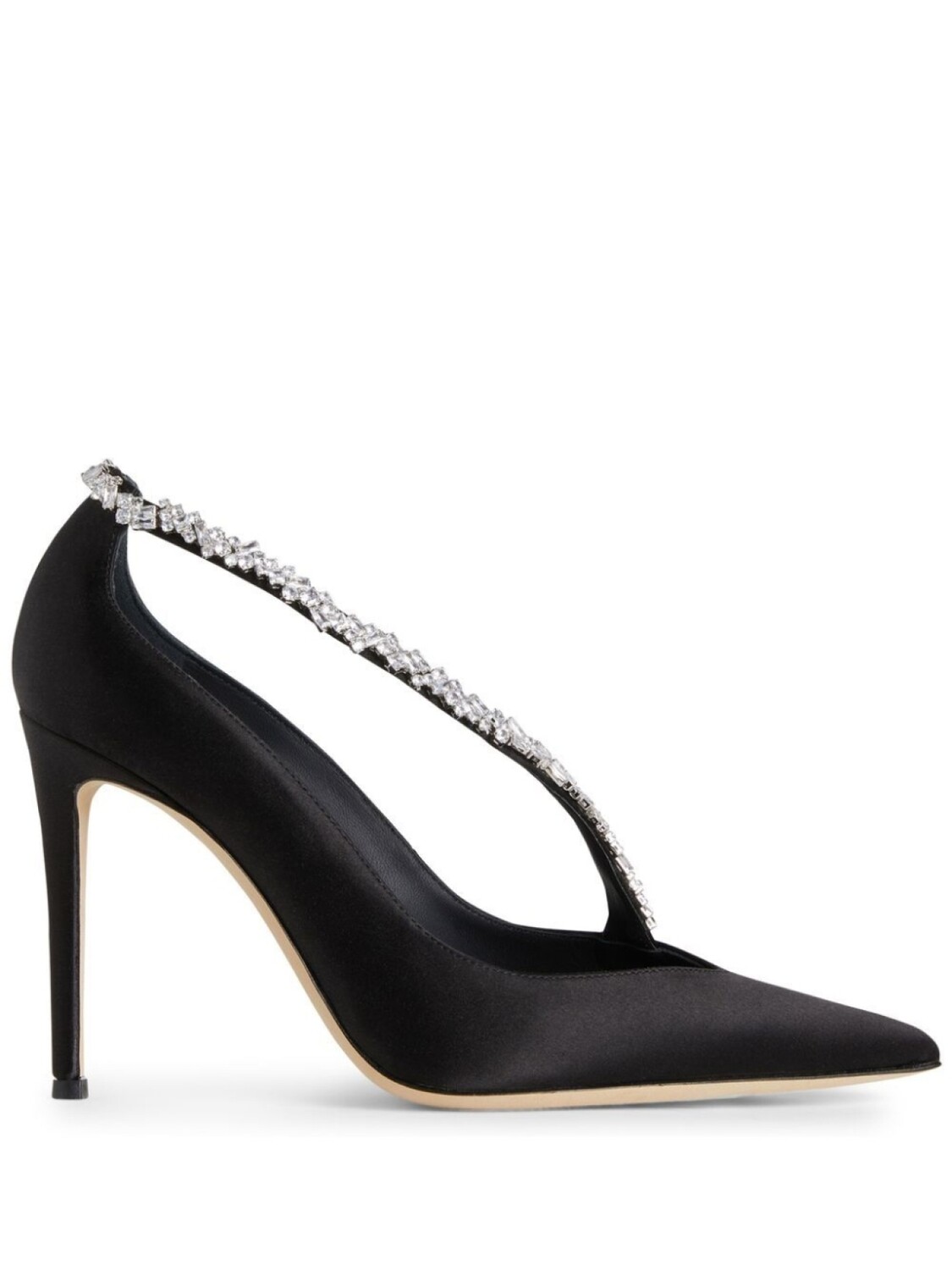 

Giuseppe Zanotti декорированные туфли Filipa Crystal, черный