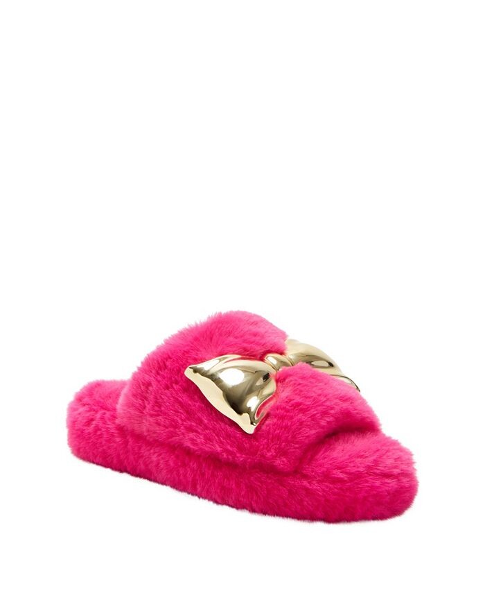 

Женские шлепанцы без шнуровки The Fuzzy Bow Katy Perry, цвет Hot Pink