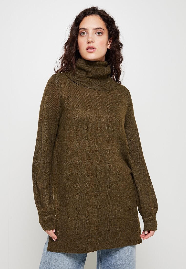

Свитшот Vero Moda ВМЛИННИ LS, цвет dark olive melange